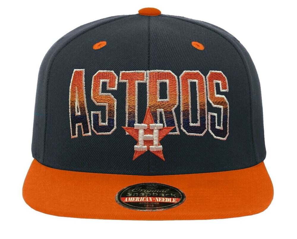 American Needle Houston Astros Vintage Fade Snapback Hat